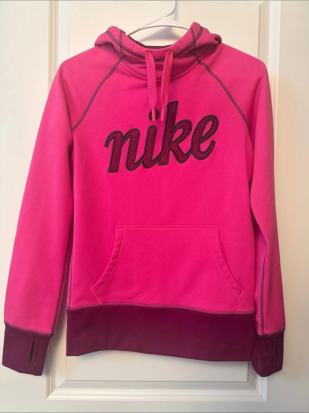 Nike Pink Pullover Therma-Fit Hoodie XS